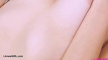 Naturally beautiful brunette naked close up