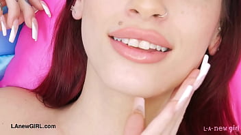 Sexy teen model naked close up