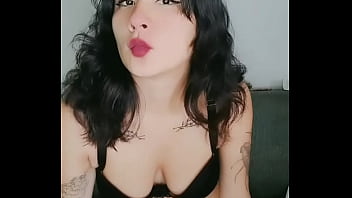 Cachonda frente a la cámara