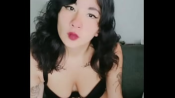 Cachonda frente a la cámara