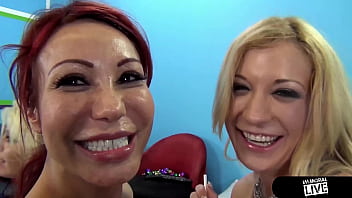 Beads & breasts amy brooke milks her huge tits on lucky porno dan