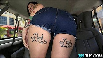 Sexy Tattoo Brunette Fucked On The 305bus 22 thumbnail