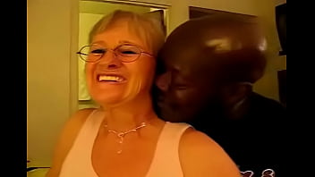 Amateur homemade granny and her big black cock