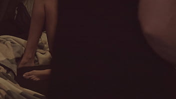 Hot latina rubs her wet pussy in bed