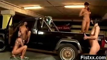 Crispy fisting in vibrant porno