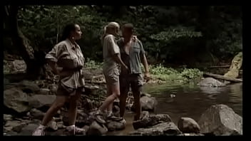 Jane darling and laura lion engage in a hearty shag by the river