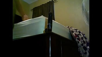 Riding my big black dildo 3