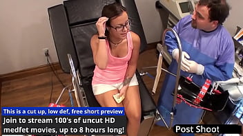 Freshman gets mandatory hitachi orgasm from doctor tampa angel oaks