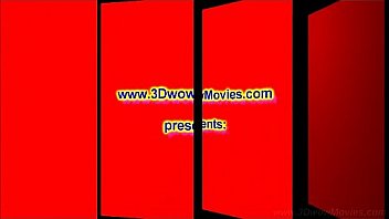 Stereo 3d couple in the kitchen