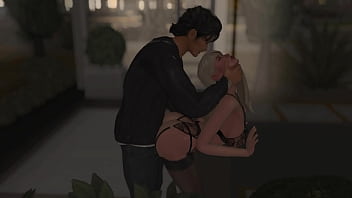 Quickie public sex in the garage 3d hentai