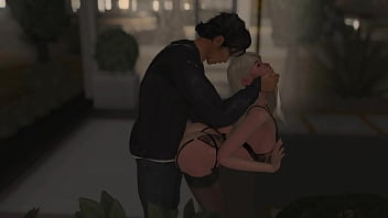 Quickie public sex in the garage 3d hentai