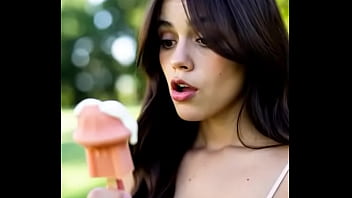 Wednesday Addams Eating Mushroom Popsicle thumbnail