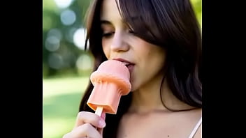 Wednesday Addams Eating Mushroom Popsicle thumbnail