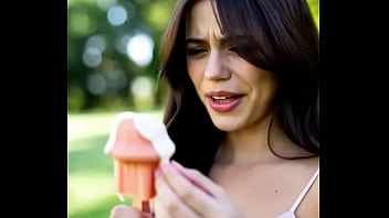Wednesday Addams Eating Mushroom Popsicle thumbnail