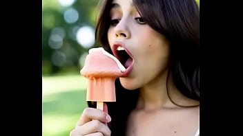 Wednesday Addams Eating Mushroom Popsicle thumbnail