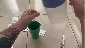 Creampie all of them with these amazing condoms