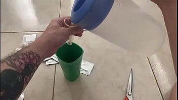 Creampie all of them with these amazing condoms