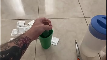 Creampie all of them with these amazing condoms