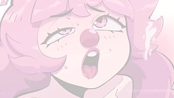 Clown coupon gives blowjob and anal