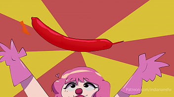 Clown coupon gives blowjob and anal