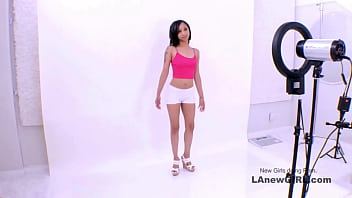 Sexy teen model got seduced by the producer