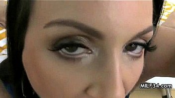 Trashy hot milf is horny for a fuck