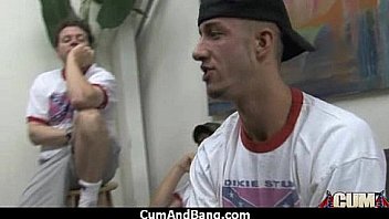 Black Chick Blows Group Of White Cocks 24 thumbnail