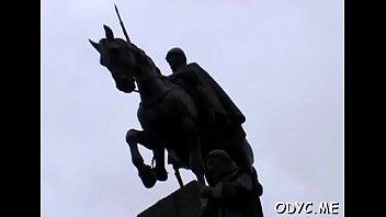 Stunning playgirl gives oral stimulation