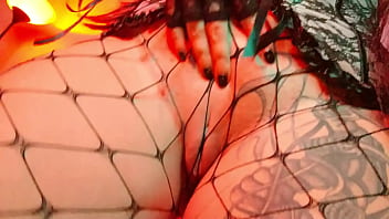 Meeting and teasing from a busty dolly doll with a wet and sweet pussy