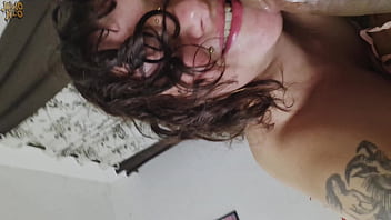 Bbc on big booty girl anal creampie