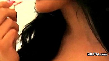 Horny milf gets kinky