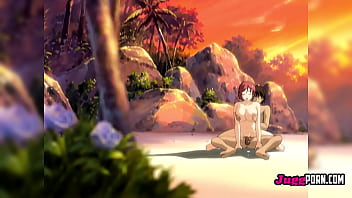 Nao Iihara Is A Busty Student In A Provocative Bikini So She Can Have Her Teacher's Cock Pound Her Pussy On The Sand thumbnail