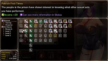 Busty guard must keep the peace