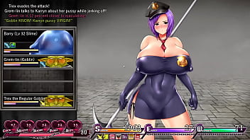 Busty guard must keep the peace