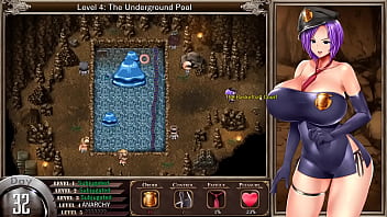 Busty guard must keep the peace