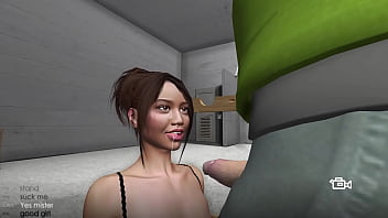 Saiko gets trained in her bdsm skills in xstoryplayer game