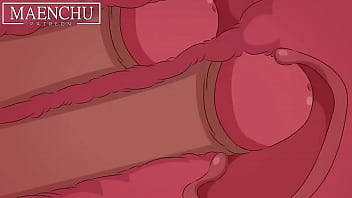 Blue haired women fucking a hot man