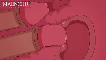 Blue haired women fucking a hot man