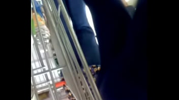 De azul en el mercado