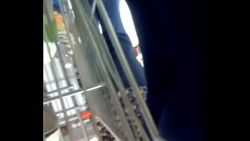 De azul en el mercado