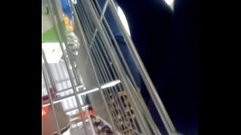 De azul en el mercado