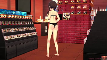 Megumin cosplayer’s teasing preview – a sensual solo performance 19 yo