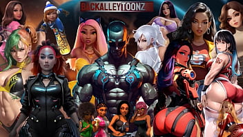 Thick anime beauties take the block in an ai animated photoshoot