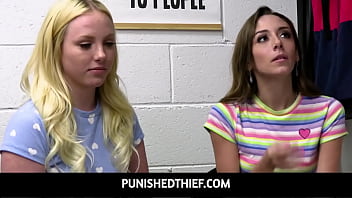 Officer finds a solution to avoid charges on shoplifter teens dani blu dixie lynn Officer finds a solution to avoid charges on shoplifter teens dani blu dixie lynn