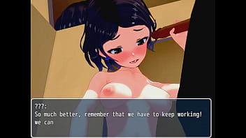 Brunette brought into back room and gives head to backup dancer; gets naked for boyfriend's best friend