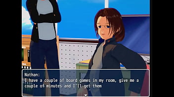 Brunette brought into back room and gives head to backup dancer; gets naked for boyfriend's best friend