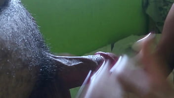 Jade for the first time with her husband's friend trailer