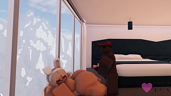 Roblox bunny slut gets fucked