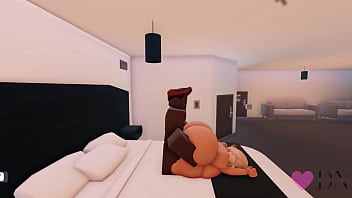 Roblox bunny slut gets fucked