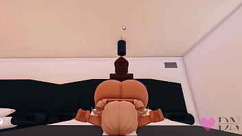 Roblox bunny slut gets fucked